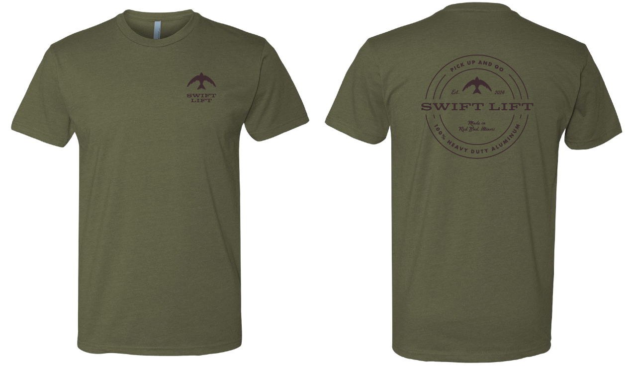 Swift Lift Military Green Short Sleeve Tee